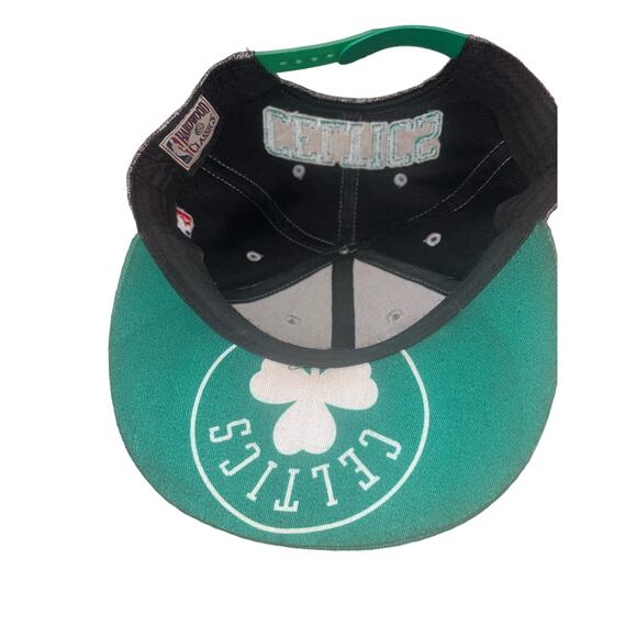 Boston Celtics NBA Special Grey Denim Snapback Fair Condition - Picture 3 of 3